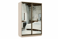 Шкафы-купе, Шкаф-купе Премьер 04 ясень шимо светлый