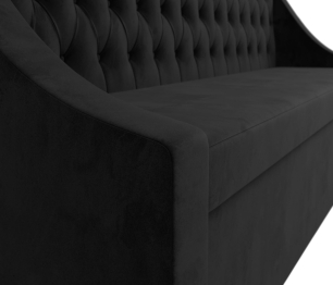 Диван прямой кухонный Мерлин, велюр