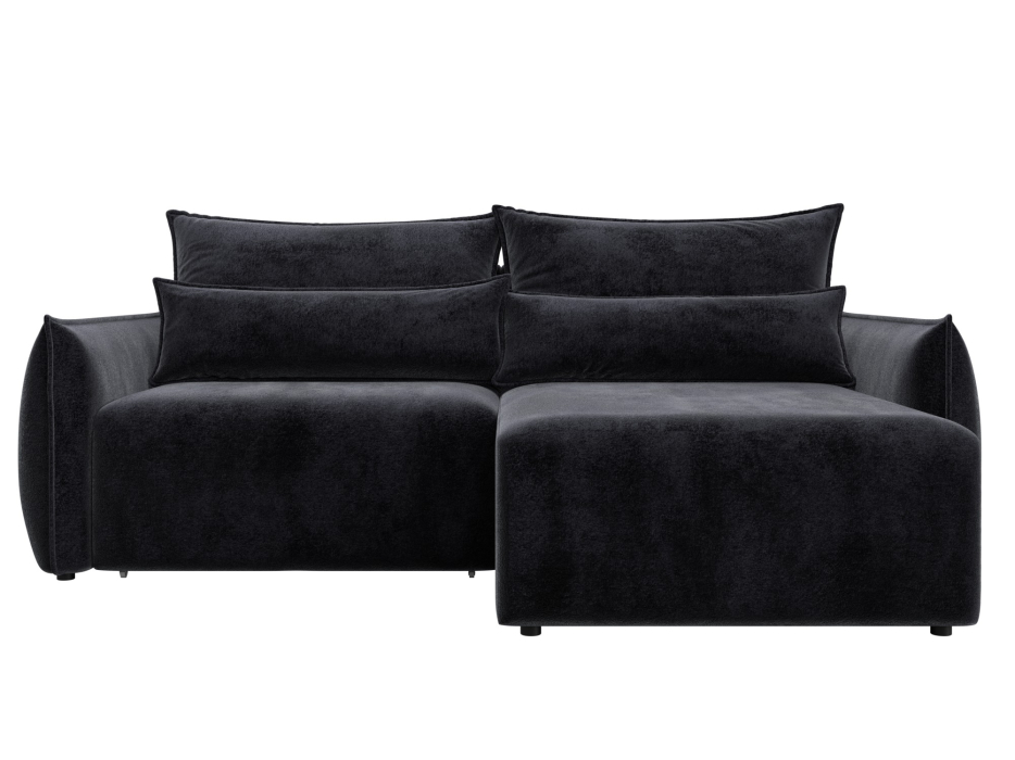 Диваны угловые в гостиную, Диван угловой Лига-051 НПБ угол универсальный, велюр TOWER