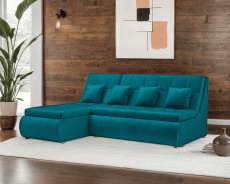 Диваны угловые в гостиную, Диван угловой Дубай (Бархат)