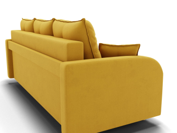 Прямой диван Генри,еврокнижка,велюр