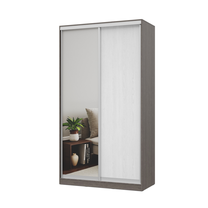 Шкафы-купе 2-х дверные, Шкаф-купе 2-дв  Роланд Р132  (в2360*ш1300*г590)