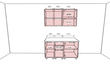 МК Аленушка 1,4м с ящ. Магнолия