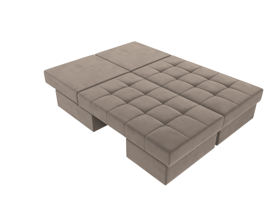 Диваны еврокнижки, Диван трансформер Сплит, велюр