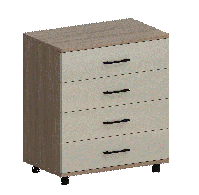Комоды, Модульная система Грейс Комод КМ-5032  Ясень Асахи