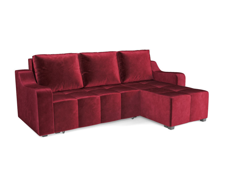 Диваны угловые в гостиную, Диван угловой Берн (Бархат)