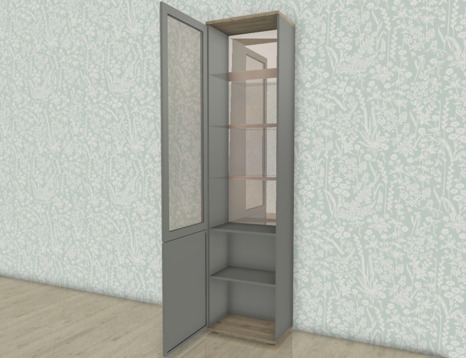 Шкафы одностворчатые, Модульная система Карина Шкаф ШК-1044