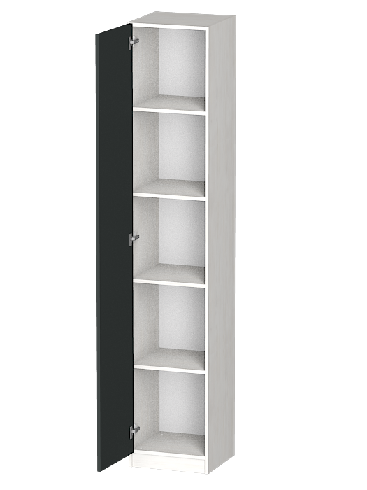 Шкафы одностворчатые, Распашной шкаф Лайф с полками 40*40*215 Северное дерево