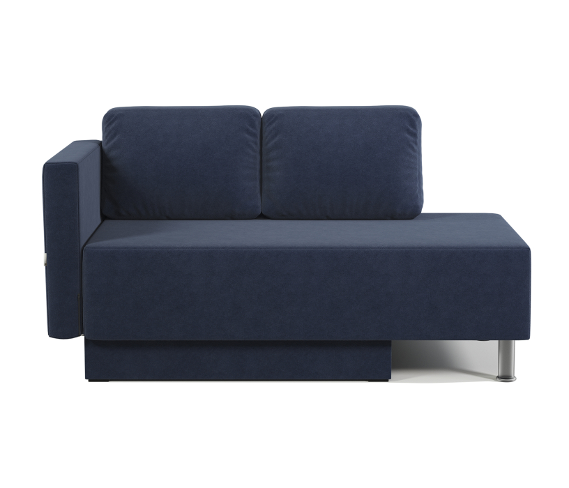 Диваны прямые кухонные, Кушетка Леон левый, велюр