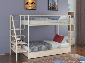 Кровать двухъярусная «Толедо Я» (Дуб молочный)
