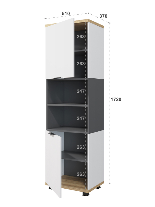 Шкафы, Стеллаж Скайлайт СЛ-4К