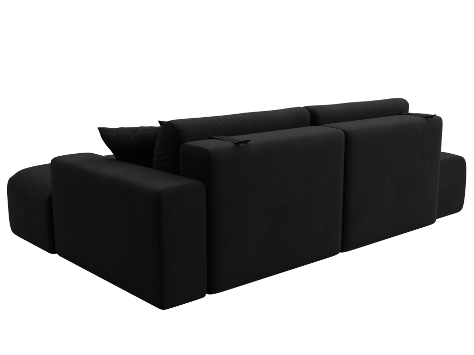 Диваны угловые в гостиную, Диван угловой Лига-036 Модерн правый угол, микровельвет