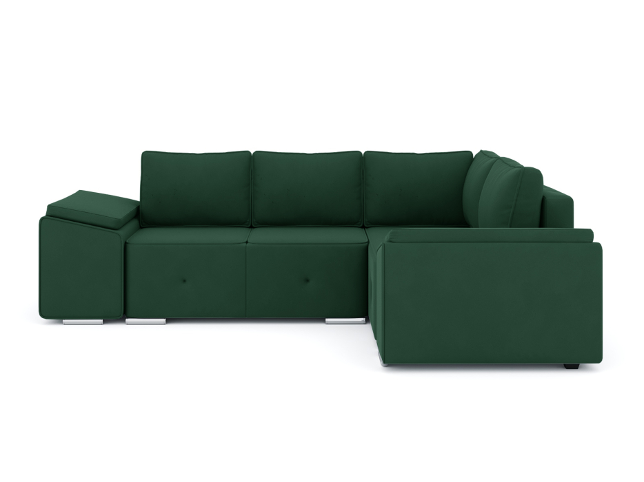 Диваны угловые в гостиную, Диван-кровать угловой Хавьер 1 ПБ еврокнижка, велюр