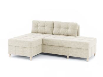 Диван-кровать угловой Оливер Люкс 2 еврокнижка-трансформер, рогожка Люкс