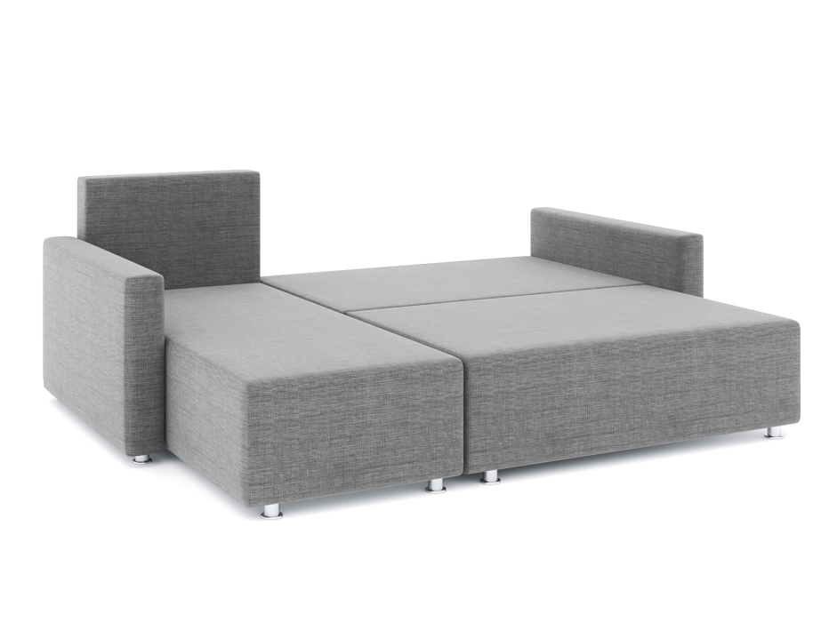 Диваны угловые в гостиную, Диван-кровать угловой Челси еврокнижка, рогожка