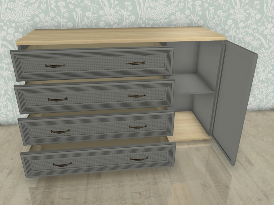 ТВ-тумбы, Модульная система Карина Тумба ТБ-1016