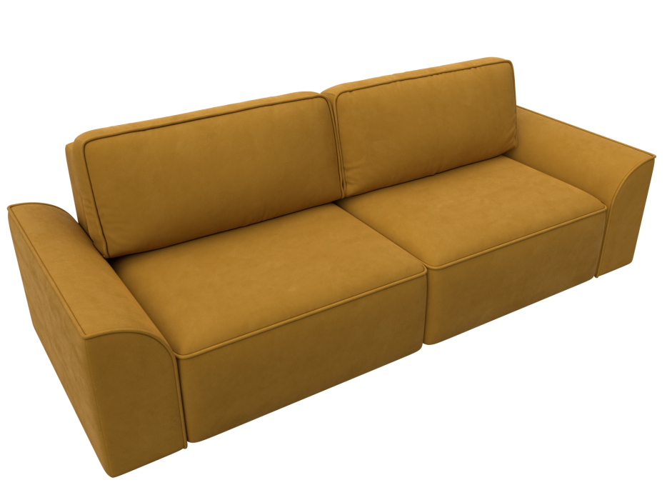 Диваны еврокнижки, Диван прямой Лига-048 НПБ, велюр BRUT