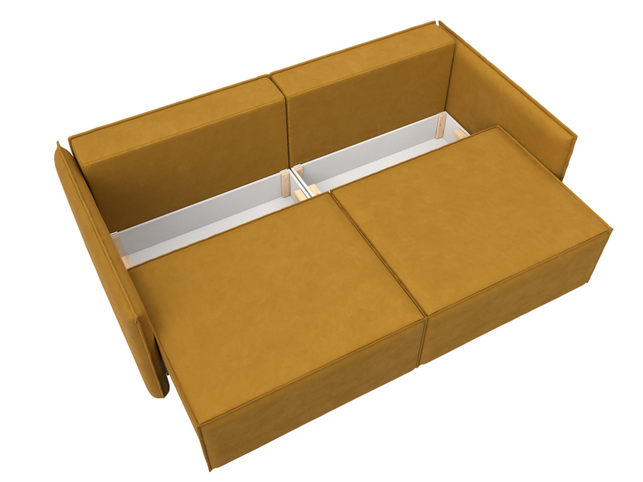 Диваны с ящиком для белья, Диван прямой Либерти, велюр BRUT