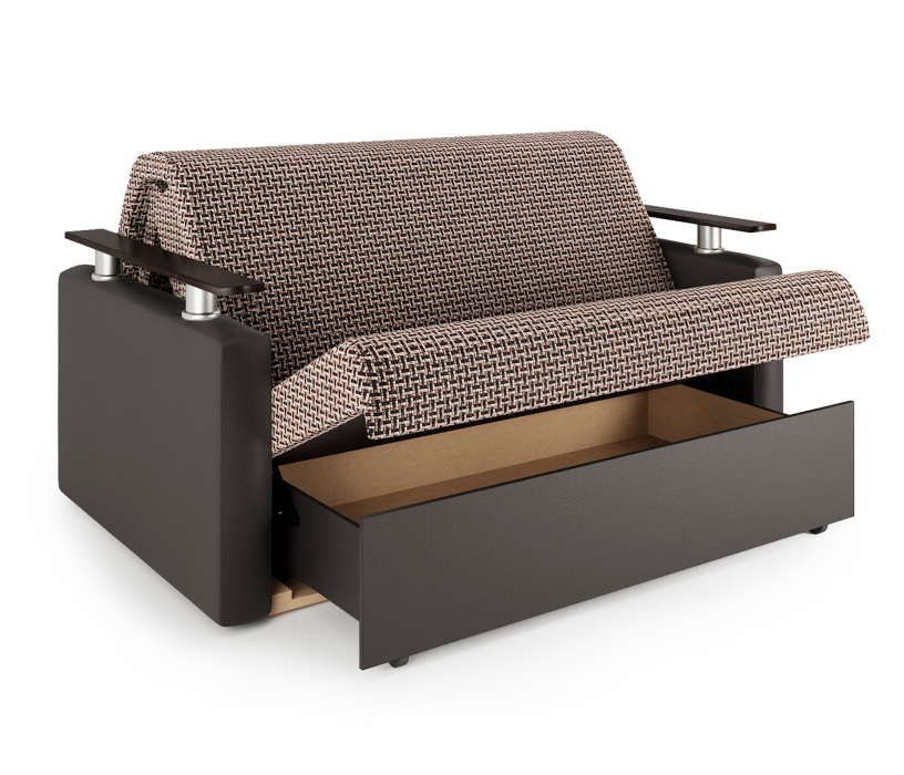 Диваны с ящиком для белья, Диван-кровать Шарм 100, корфу/экокожа