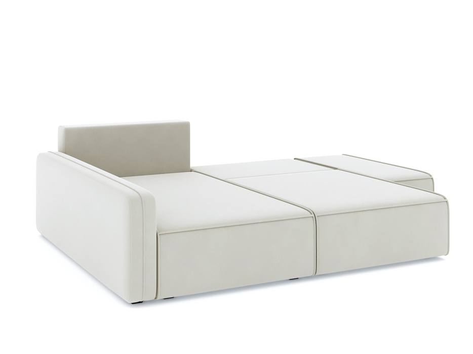 Диваны угловые в гостиную, Диван-кровать угловой Портленд еврокнижка НПБ, велюр