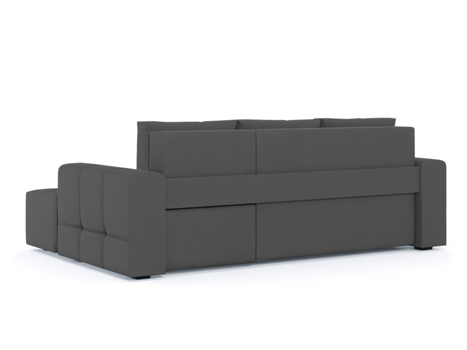 Диваны угловые в гостиную, Диван-кровать угловой Прадо, еврокнижка, велюр