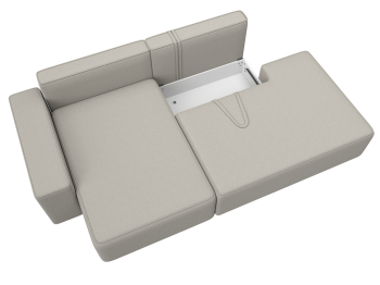 Диван угловой Лига-079 угол левый, рогожка Амур