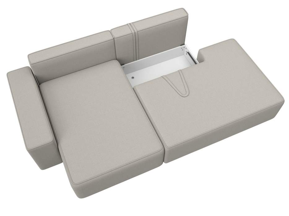 Диваны угловые в гостиную, Диван угловой Лига-079 угол левый, рогожка Амур