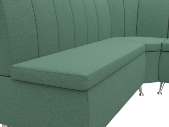 Диван кухонный угловой Кантри правый угол, рогожка Амур