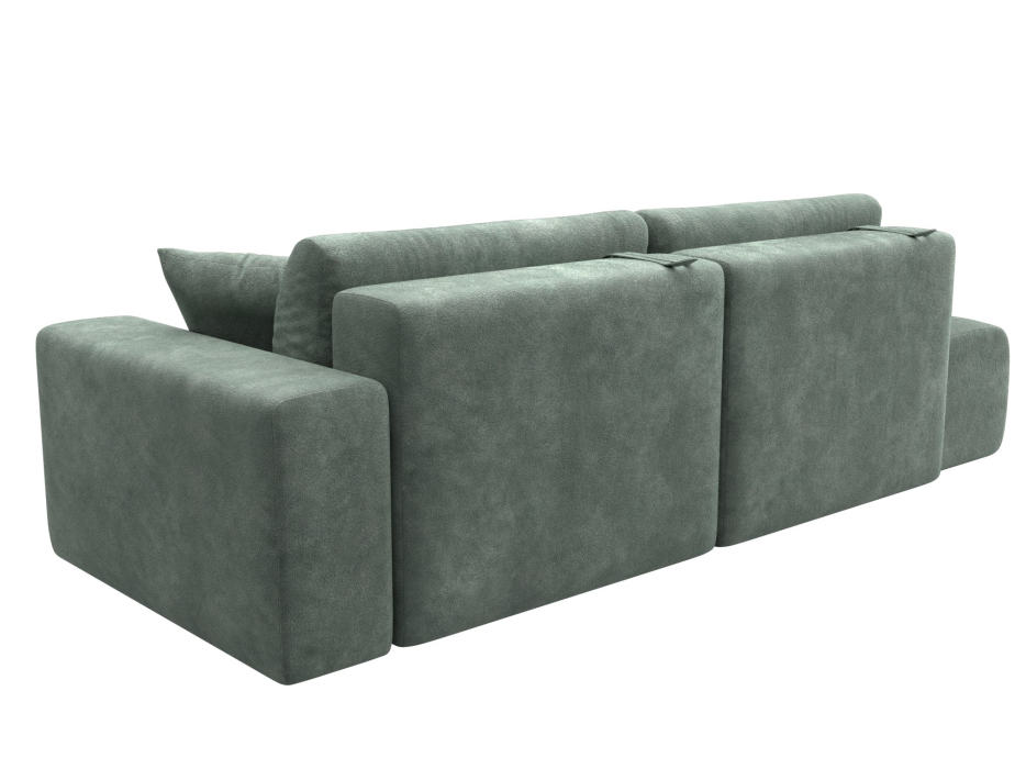 Диваны еврокнижки, Диван прямой Лига-036 НПБ Модерн подлокотник справа, велюр BRUT