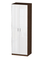 Шкафы двухстворчатые, Распашной шкаф Лайф с полками 80*60*240 Дуб экспрессив