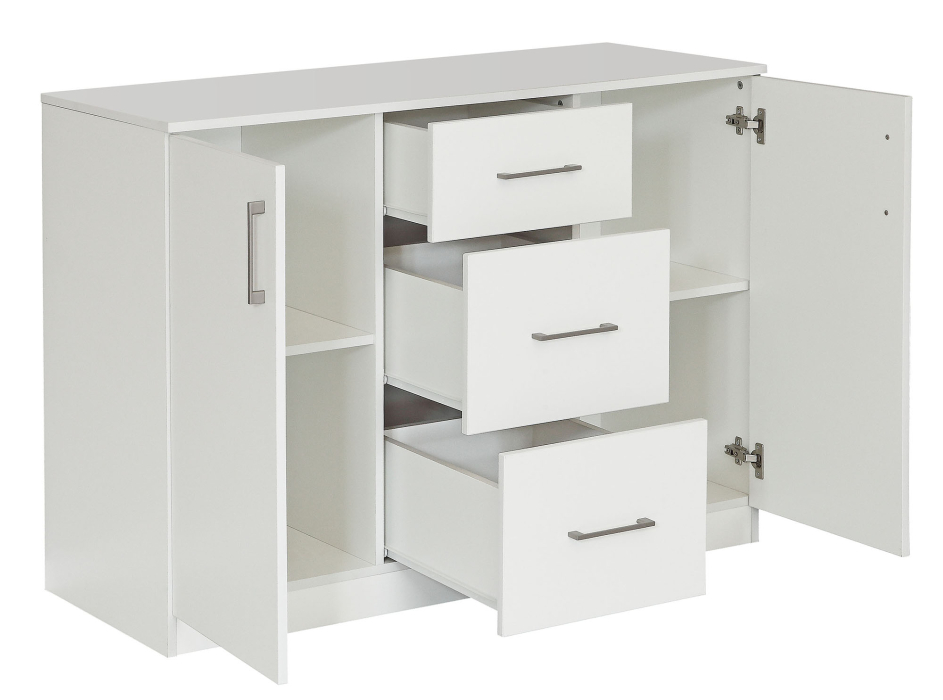 Комоды, Комод с полками и ящиками 1260х478х862