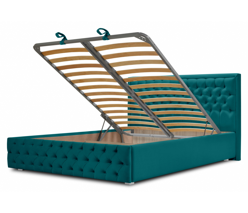 Мягкая кровать, Кровать с мягким изголовьем Флоренция 1200 с подъемным механизмом