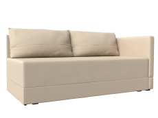 Кушетка диван, Кушетка Никас правая, экокожа