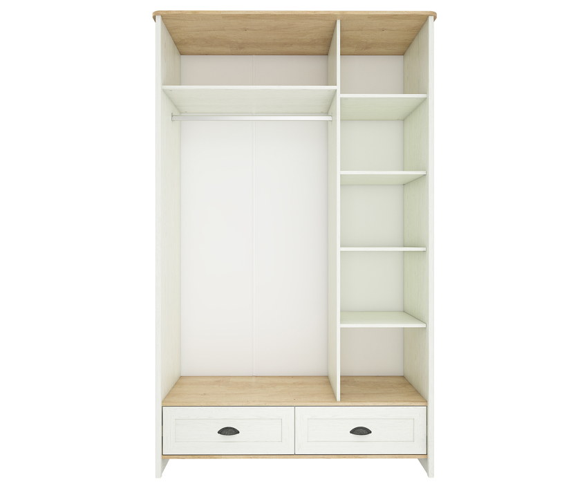 Шкафы распашные, Шкаф 3-х дв. с ящиками Тифани 305.02