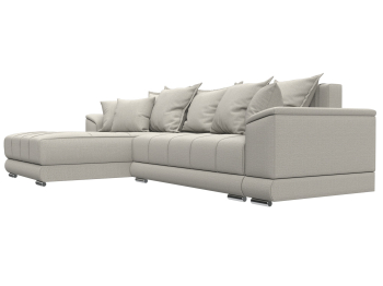 Диван угловой НордСтар левый угол, рогожка Амур