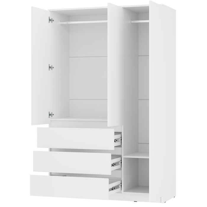 Шкафы распашные, Шкаф 3-х створчатый Симпл ШК-08