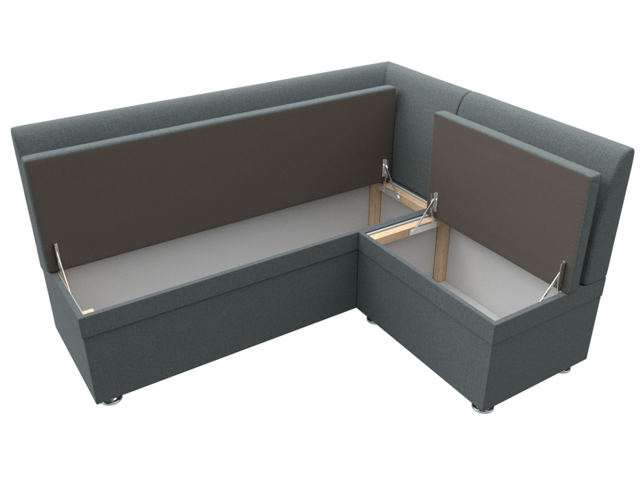 Кухонные уголки, Диван кухонный угловой Уют правый угол, рогожка Амур