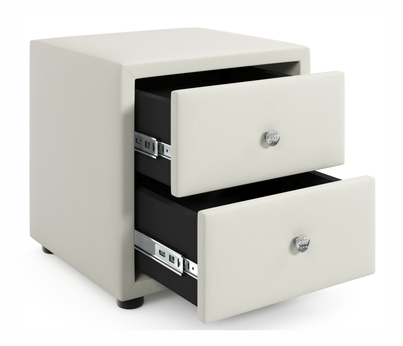 Мягкая кровать, Мягкая кровать с тумбами Olivia 1600 подъемная