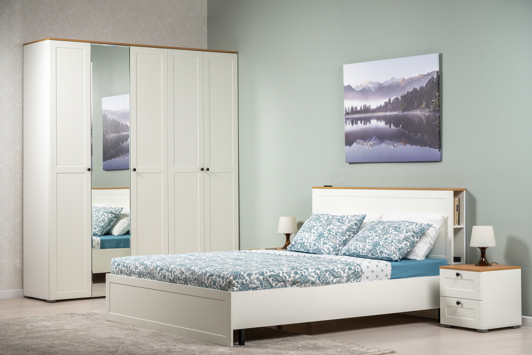 Шкафы распашные, Шкаф для одежды 3-х дверный с зеркалом Остин 13.336.03