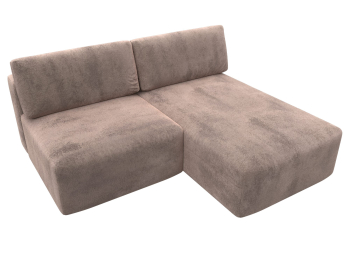 Диван угловой модульный Лига-060 НПБ угол универсальный, велюр TOWER