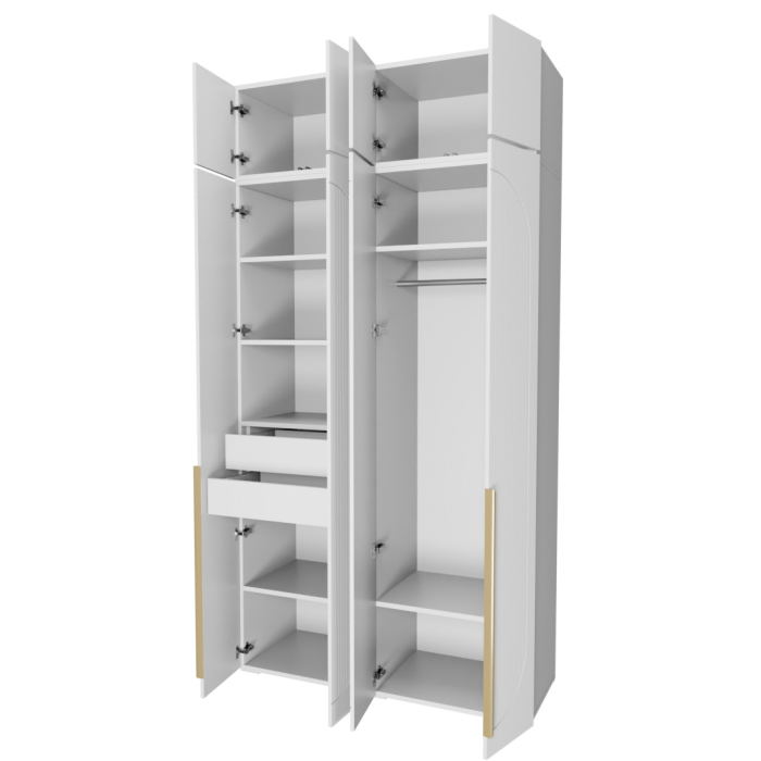 Для одежды, Шкаф Фиеста 1332 с антресолью