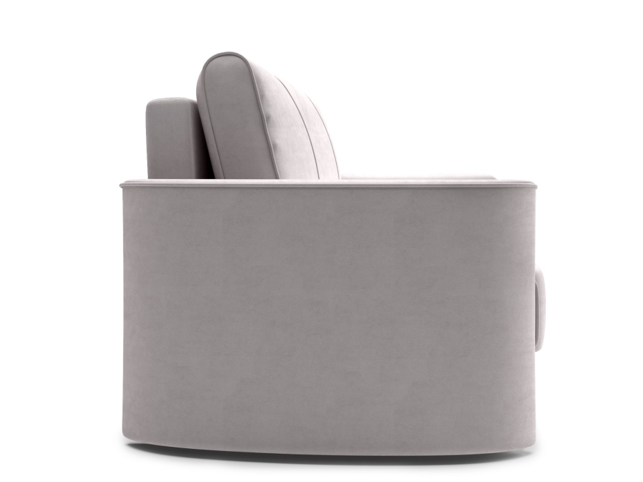 Диваны еврокнижки, Диван прямой Амми двухместный, Трехсекционная еврокнижка, велюр