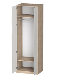 Распашной шкаф Лайф для одежды 80*60*240	Дуб сонома