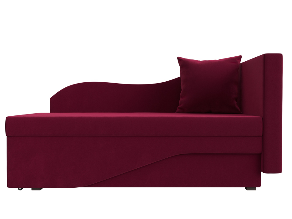 Кушетка диван, Кушетка Гармония правая, микровельвет