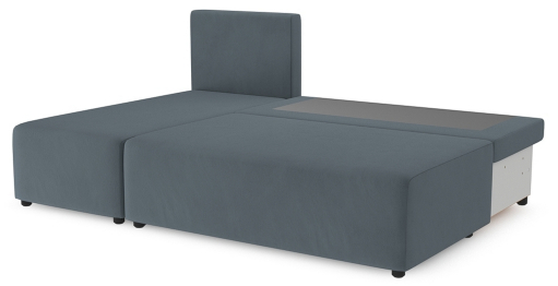 Угловой диван Каир Lux, велюр, левый