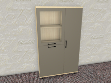 Шкафы распашные, Модульная система Грейс Шкаф ШК-5083  Ясень Асахи