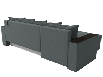 Диван угловой Дубай Лайт правый угол, рогожка Амур