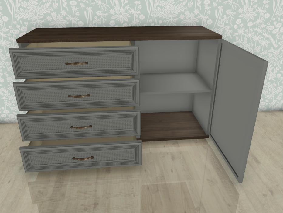 ТВ-тумбы, Модульная система Карина Тумба ТБ-1015