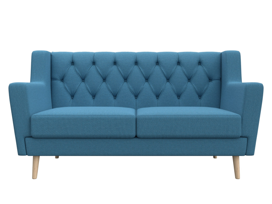 Диваны прямые кухонные, Диван кухонный прямой Брайтон 2 Люкс, рогожка Амур