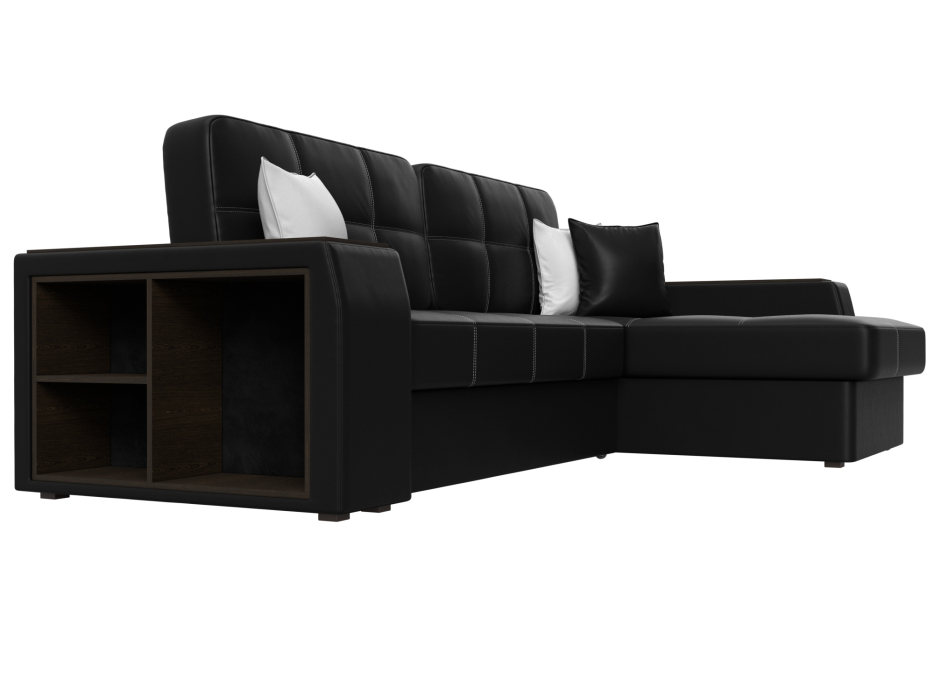 Диваны угловые в гостиную, Угловой диван Брюссель правый угол, экокожа